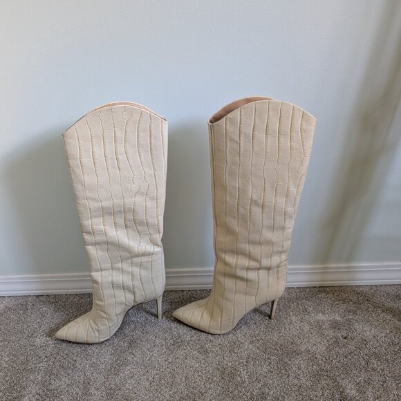 Schutz heeled boots size 6 - Picture 4 of 10